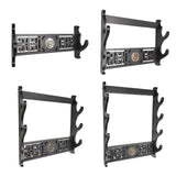Maxbell Sword Holder Stand Wall Mount Living Room Wakizashi Display Hanger Hook 1 Tier 37x9.5x19.5cm