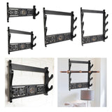 Maxbell Density Board Display Stand Wall Mounted Bracket Horizontal Storage Rack 1 Tier