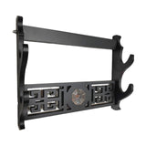 Maxbell Density Board Display Stand Wall Mounted Bracket Horizontal Storage Rack 2 Tiers