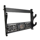 Maxbell Density Board Display Stand Wall Mounted Bracket Horizontal Storage Rack 2 Tiers