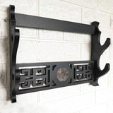 Maxbell Density Board Display Stand Wall Mounted Bracket Horizontal Storage Rack 2 Tiers