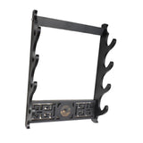 Maxbell Density Board Display Stand Wall Mounted Bracket Horizontal Storage Rack 4 Tiers