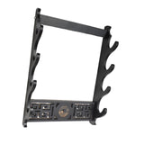 Maxbell Density Board Display Stand Wall Mounted Bracket Horizontal Storage Rack 4 Tiers