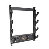 Maxbell Density Board Display Stand Wall Mounted Bracket Horizontal Storage Rack 4 Tiers