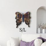 Maxbell Modern Outdoor Butterfly Wall Sculptures for Home Living Room Decoration L