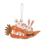 Maxbell Happy Easter Hanging Sign Festival for Indoor Outdoor Decoration Easter Gift