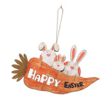 Maxbell Happy Easter Hanging Sign Festival for Indoor Outdoor Decoration Easter Gift