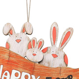 Maxbell Happy Easter Hanging Sign Festival for Indoor Outdoor Decoration Easter Gift