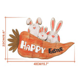 Maxbell Happy Easter Hanging Sign Festival for Indoor Outdoor Decoration Easter Gift