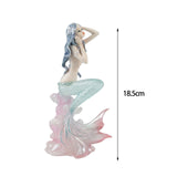 Maxbell Modern Mermaid Figurine Girl Statue Ornament Collectible for Home Decor Style A