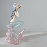 Maxbell Modern Mermaid Figurine Girl Statue Ornament Collectible for Home Decor Style A