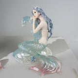 Maxbell Modern Mermaid Figurine Girl Statue Ornament Collectible for Home Decor Style B
