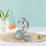 Maxbell Modern Mermaid Figurine Girl Statue Ornament Collectible for Home Decor Style B
