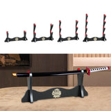 Maxbell Samurai Sword Stand Horizontal Bracket Display for Wakizashi Flute Dojo 1 Layer