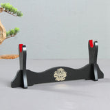 Maxbell Samurai Sword Stand Horizontal Bracket Display for Wakizashi Flute Dojo 1 Layer