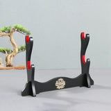 Maxbell Samurai Sword Stand Horizontal Bracket Display for Wakizashi Flute Dojo 2 Layers