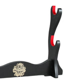 Maxbell Samurai Sword Stand Horizontal Bracket Display for Wakizashi Flute Dojo 2 Layers