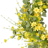 Maxbell Daisy Eucalyptus Wreath Door Spring Summer for Outdoor Home Decoration Patio