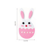 Maxbell 6x Felt Easter Ornaments Tree Hanging Decor for Home Party Favors Easter Bunny