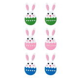 Maxbell 6x Felt Easter Ornaments Tree Hanging Decor for Home Party Favors Easter Bunny