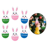 Maxbell 6x Felt Easter Ornaments Tree Hanging Decor for Home Party Favors Easter Bunny
