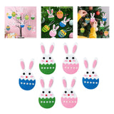 Maxbell 6x Felt Easter Ornaments Tree Hanging Decor for Home Party Favors Easter Bunny