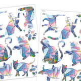 Maxbell 2Pcs Reusable Window Clings Window Sticker Window Covering Mirror Decoration