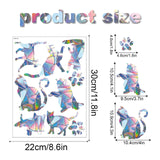 Maxbell 2Pcs Reusable Window Clings Window Sticker Window Covering Mirror Decoration