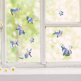 Maxbell 2Pcs Reusable Window Clings Window Sticker Window Covering Mirror Decoration
