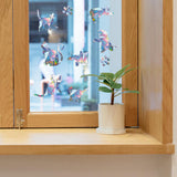 Maxbell 2Pcs Reusable Window Clings Window Sticker Window Covering Mirror Decoration