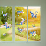 Maxbell 2Pcs Reusable Window Clings Window Sticker Window Covering Mirror Decoration