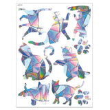 Maxbell 2Pcs Reusable Window Clings Window Sticker Window Covering Mirror Decoration