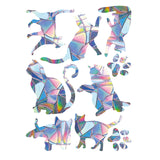 Maxbell 2Pcs Reusable Window Clings Window Sticker Window Covering Mirror Decoration