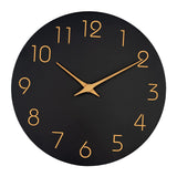 Maxbell Decorative Wall Clock No Ticking Simple for Kitchen Island Dorm Hallway