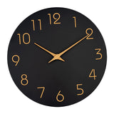 Maxbell Decorative Wall Clock No Ticking Simple for Kitchen Island Dorm Hallway