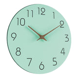 Maxbell Decorative Wall Clock No Ticking Simple for Kitchen Island Dorm Hallway