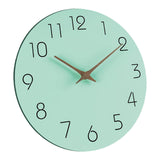 Maxbell Decorative Wall Clock No Ticking Simple for Kitchen Island Dorm Hallway