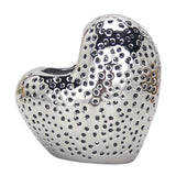 Maxbell Nordic Ceramic Vase Flower Arrangement Vase Tabletop Vase for Bedroom Home Argent