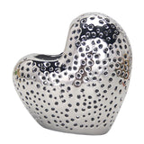 Maxbell Nordic Ceramic Vase Flower Arrangement Vase Tabletop Vase for Bedroom Home Argent