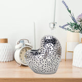 Maxbell Nordic Ceramic Vase Flower Arrangement Vase Tabletop Vase for Bedroom Home Argent