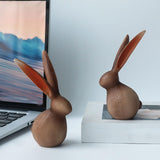 Maxbell Nordic Rabbit Statue Bunny Figurine Animal Sculpture for Party Decoration