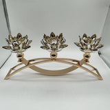 Maxbell Tealight Holder Luxury Candelabra for Housewarming Travel Memorial