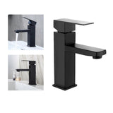 Maxbell Bathroom Sink Faucet Wash Basin Faucet 1 Hole Vanity Faucet Black Rustproof Faucet Only