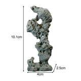 Maxbell Aquarium Landscape Play Rockery Landscaping Ornament Hideout Fish Tank Rock 4cmx2.5cmx10.1cm