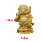 Maxbell Chinese Maitreya Buddha Statue Collectible for Garden Festival Desktop