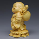 Maxbell Chinese Maitreya Buddha Statue Collectible for Garden Festival Desktop