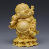 Maxbell Chinese Maitreya Buddha Statue Collectible for Garden Festival Desktop