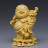 Maxbell Chinese Maitreya Buddha Statue Collectible for Garden Festival Desktop