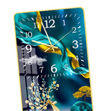 Maxbell Ceramic Wall Clock Low Noise Hanging Clocks for Wedding Gift Office Bedroom Style C