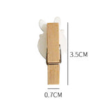 Maxbell 10x Easter Rabbit Photo Clips Ornaments for Photography Party Home Decor style A